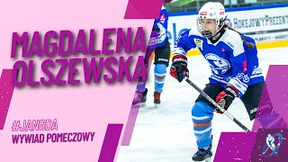 Magdalena Olszewska po meczu Kojotki Naprzód Janów — GKS Stoczniowiec Gdańsk [upl. by Heyward955]