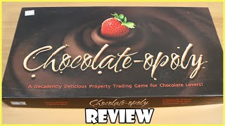 ChocolateOpoly Board Game Review  Board Game Night [upl. by Enitnatsnoc]