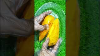 papaya fruit papaya papayacutting fruitcarving foodshorts food shorts cuttingskills [upl. by Kurys]