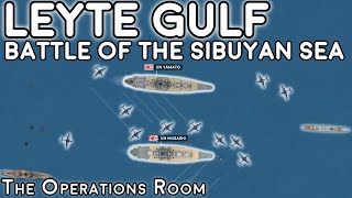 Leyte Gulf  Battle of the Sibuyan Sea  Animated [upl. by Kaplan]