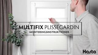 Monteringsinstruktioner Hasta Multifix plisségardin [upl. by Ammadis384]