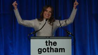 Mariska Hargitay Receives the Anniversary Tribute at the Inaugural Gotham TV Awards Ceremony [upl. by Ebner]