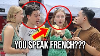 Filipino speaks Fluent French and Pranks Natives 🇫🇷 [upl. by Akilam]