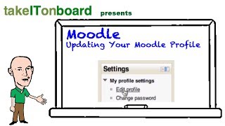 Updating your Moodle Profile [upl. by Annodam616]