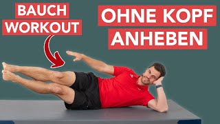 10 Min Bauchworkout ohne Kopf anheben Kopf zu schwer Kein Problem ðŸ’ªðŸ§˜â€â™€ï¸ [upl. by Llertac369]