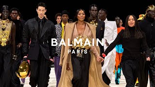 Balmain Mens Fall Winter 2024 Fashion Show [upl. by Baptista]