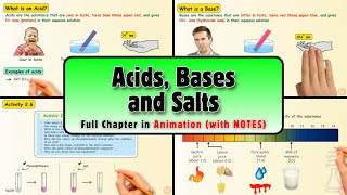 Acids Bases and Salts Class 10  One Shot Full Chapter in Animation  Class 10 Science Chapter 2 [upl. by Ettenyar]