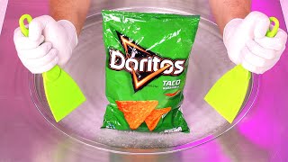 TACO ASMR  how to make Doritos Taco Baharatli Tortilla Chips to Ice Cream Rolls  no talking Recipe [upl. by Sito9]