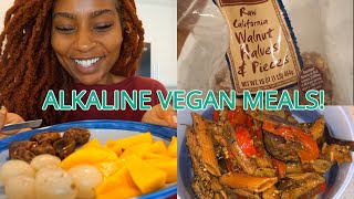 What I Eat In A Day Alkaline VEGAN Meals [upl. by Sparks]