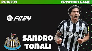 EA FC 24  HOW TO CREATE SANDRO TONALI ON FC 24  ITAPS5 [upl. by Langan]