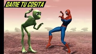 SpiderMan dance On Dame tu cosita musically [upl. by Yrgoerg6]