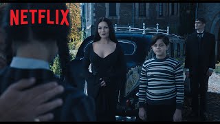 Morticia Says Goodbye To Wednesday  Netflix [upl. by Noemis200]