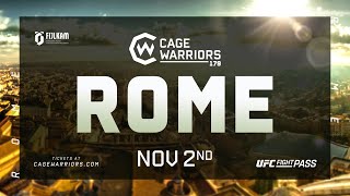 Cage Warriors 179 Prelims  Main Card is LIVE at 1230pm PT EXCLUSIVELY on UFC FIGHT PASS [upl. by Lorita]