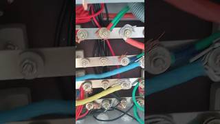 busbar installation viralvideo youtube electrical electrician [upl. by Aryk441]