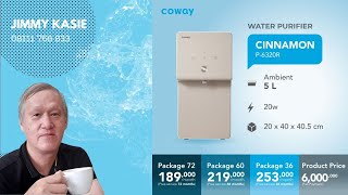 Coway Water Purifier quotCinnamonquot  P 6023R [upl. by Ravo]