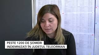 PESTE 1200 DE ȘOMERI INDEMNIZAȚI ÎN JUDEȚUL TELEORMAN [upl. by Ikkir]