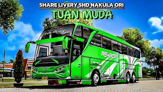 LIVERY ASYROF TUAN MUDA  SHD NAKULA ORI  BUSSID UPDATE TERBARU [upl. by Ryan]