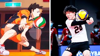 Nishinoya in Real Life  Tomohiro Ogawa  Best Volleyball Actions [upl. by Einnal738]