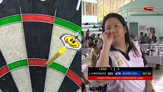 300K 2ND AMANTE CUP NATIONAL DART TOURNAMENT LADIES SINGLES CHAMPIONSHIP MATCH [upl. by Goodden]