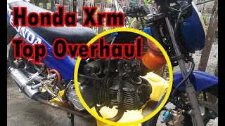 Honda Xrm 110 Top Overhaul [upl. by Christoper]