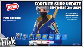 NEW BEST FNCS SET EVER FREE JAM TRACKS Fortnite Item Shop September 3rd 2024 [upl. by Enoek]