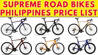 Supreme Road Bikes Philippines Price List 2025  Cannondale Orbea Cervelo Giant [upl. by Mandell598]