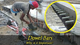 What is Dowel Bar  Purpose of Dowel Bar in Concrete Joint  Advantages of Dowel Bars [upl. by Ynnaej78]