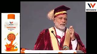 PM NARENDRA MODIs Speech on Seabucthorn winzera products [upl. by Ysnap571]