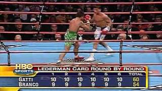 Arturo Gatti vs Gianluca Branco 2004 01 24 [upl. by Kenay]