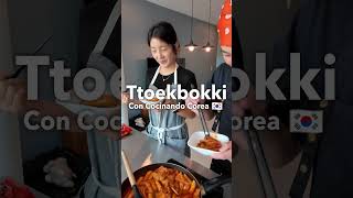 Tteokbokki con CocinandoCorea 🇰🇷  Cocina Japonesa Con Yuta tteokbokki [upl. by Fugere]