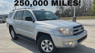 2004 Toyota 4Runner SR5 POV Test Drive amp 250000 Mile Review [upl. by Derek]