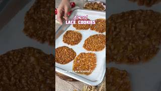 Almond Lace Cookies  Perfect for Diwali gifting this season Made using Australian Almonds [upl. by Neggem]