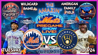 Mets PreGame Show  Mets vs Brewers Wild Card Game 1  MLB Playoffs  MLB PostSeason  Mets Talk [upl. by Leirza]