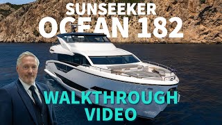 Sunseeker Ocean 182 Full Walkthrough Video from Palma International Boat Show 2024 [upl. by Carolynne]