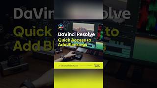 💡Quickly Add Blankings for DaVinci tourbox editing workflow tips videoediting [upl. by Karney]