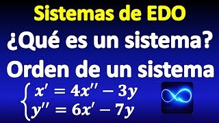 01 ¿Qué es un Sistema de Ecuaciones Diferenciales [upl. by Filide]