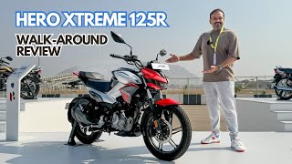 2024 Hero Xtreme 125R  walkaround review price and specs [upl. by Yznil]