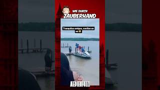 Wie durch Zauberhand 🫣😂👀 shortsfeed deutschland satire comedy jetski zaubertrick politik [upl. by Lachman]