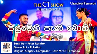 Chandimal Fernando quotPiumehi Penibothi Live Coverquot  CT Show2015 [upl. by Yerffeg]