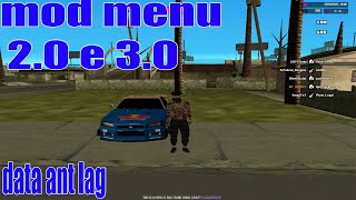 HACK GTA SAMP MOD MENU 20 E 30 DATA MODIFICADA [upl. by Alliuqal]