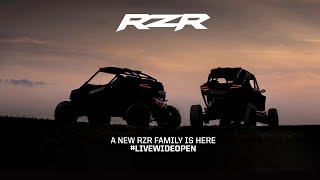 2022 RZR Wide Open Lineup Reveal  Polaris RZR [upl. by Syd]