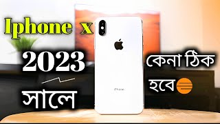 Iphone X In 2023 Bangla Review । Iphone X Bangla Review । [upl. by Cirala261]