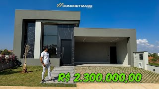 A CASA TÉRREA DOS SONHOS AMBIENTES SUPER INTEGRADOS PISCINA E UMA ÁREA GOURMET INCRÍVEL [upl. by Coridon]