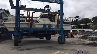 2 Falmouth to The Med Through the French Canals  VIDEO 2 Launching our Birchwood 33 at Mylor [upl. by Neelasor654]