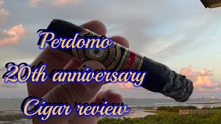 Perdomo 20th Anniversary Cigar Review Relaxing Balcony Session with Stories [upl. by Idnahr]