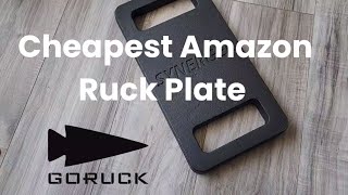 Amazon Ruck Plate Review How to Ruck w just a backpack  Synergee Yes4All Titan Go Ruck Rogue [upl. by Hephzibah]