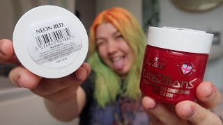 Dying My Hair RedOrange with Direction Neon Red [upl. by Bena]