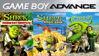 All Shrek Games on GBA [upl. by Sturdivant]