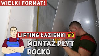 Montaż płyt wielkoformatowych ROCKO  LIFTING ŁAZIENKI 3 [upl. by Repohtsirhc]