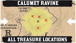 ALL Calumet Ravine Treasure Map Location [upl. by Gussman]